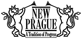 NewPragueCity_Two Lions Logo - black background NewPragueCity_Two Lions Logo - black background